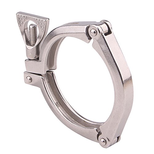 Image of DERNORD 4 Inch Three Segment Sanitary Clamp Stainless Steel 304 Tri Clamp Clover ((Tri clamp: 4 Inch))