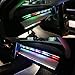 Car Interior led Ambient Lighting, Symphony RGB Car LED Strip Light, 6 in 1 with 204 inches Acrylic Fiber Optic, Multicolor Ambient Lighting Kits, Music Sync Rhythm,Sound Active Function