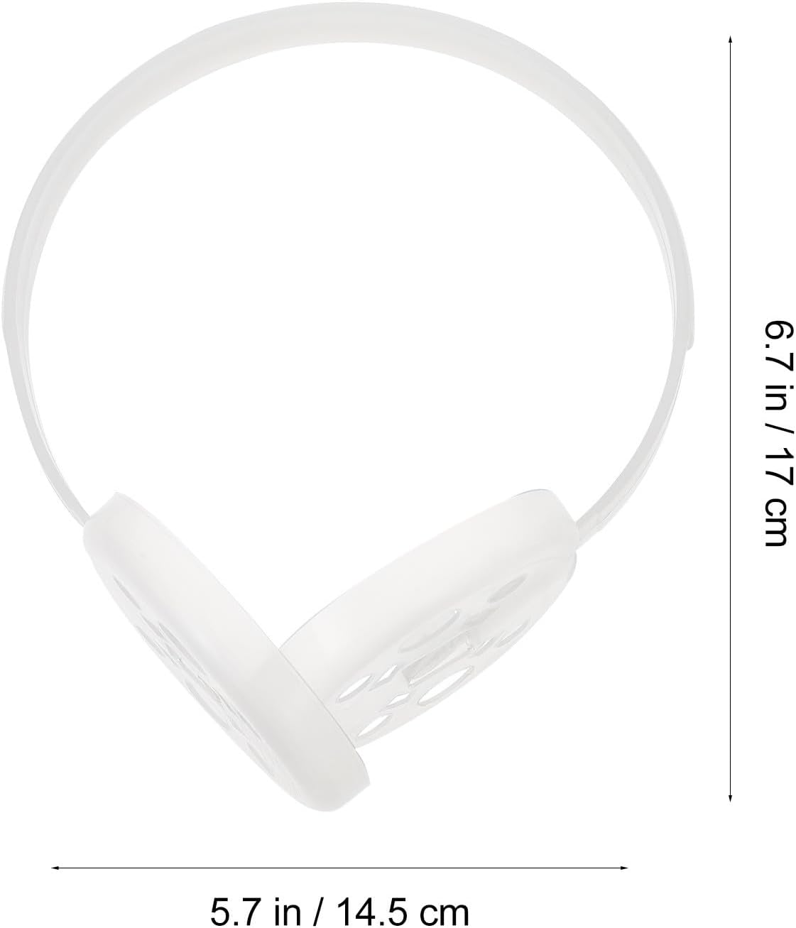 FUOYLOO Plastic DIY Earmuff Rack Skeleton Holder Warm Muff Making Frame Replacement