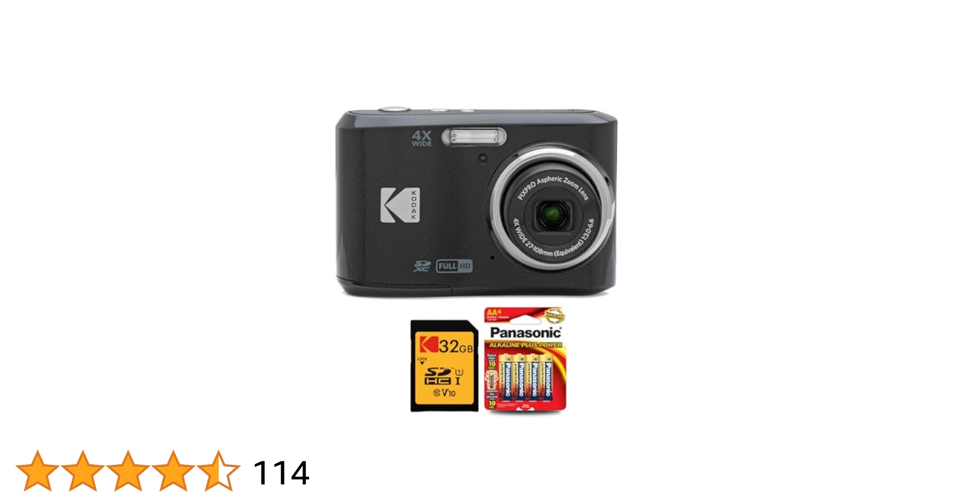 【動作確認済み】 KODAK PIXPRO FZ45 デジタルカメラ 単三電池 Amazon | Kodak コダック デジタルカメラ FZ45 単三電池式