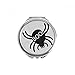 Halloween Black Spider Hand Compact Mirror Round Portable Pocket Glass