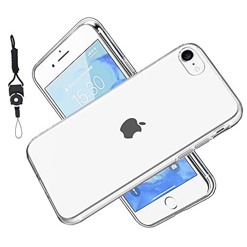 iPhone SE3 / SE2 用のケース クリア iPhone SE 第3世代 / 第2世代 フィルム iPhone 8 / iPhone7 カバー TPU 薄型 耐衝撃 落下防止/指紋防止/黄変防止/柔軟/汚れ防止/衝撃吸収 ワイヤレス充電対応 保護カバー iPhone se3