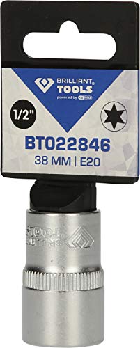 BRILLIANT TOOLS BT022846 Bussola e Torx 1/2, E20