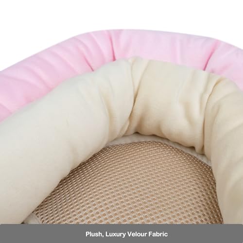 Image of COOLBEBE Upgraded 3-in-1 Babybody Support for Newborn Infant Toddler - Extra Soft Car Seat Insert Cushion Pad, Perfect for Carseats, Strollers, Swings, Pink