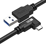 CABLETEX 5 Meter für Oculus Quest 2 Link Kabel USB C auf USB A | USB 3.2 für Oculus Quest, VR Brillen, MacBook Pro und Smartphones - Schwarz