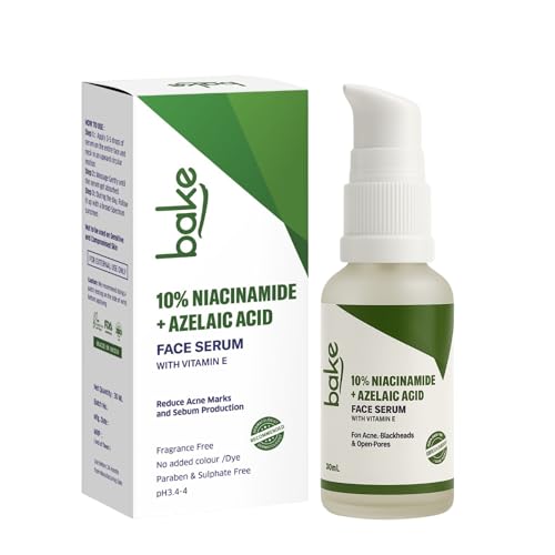 BAKE 10% Niacinamide Serum with 10% Azealic Acid & 2% Kojic Acid ...