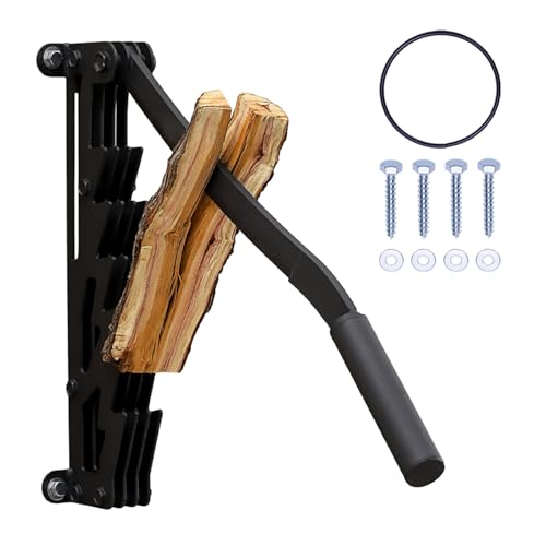 PEESHON Spaccalegna manuale da parete, spaccalegna da ardere, taglialegna a risparmio di manodopera, spaccalegna manuale per campeggio, barbecue, picnic