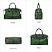 Iswee Satchel Bags Retro Leather Purses for Women Handbags Shoulder Bags Luxury Tote Hobo Cross Body Work Doctor Bag Pocketbooks(Green)