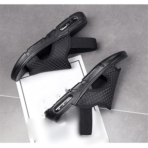 Men Casual Sport Outdoor Beach Holiday Slippers Air Cushion Male Shoes Light Walking Slippers(42 Code)4