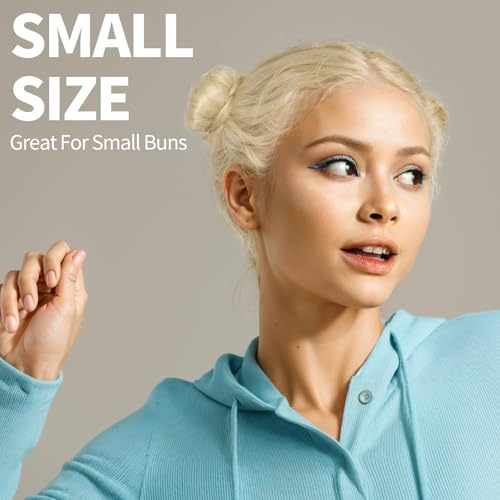 image for Teenitor Donut Hair Bun Maker Set, Hair Bun Shaper Set with Large, Med