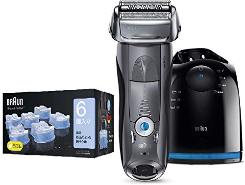 【セット買い】ブラウン シリーズ7 メンズ電気シェーバー 7867cc + アルコール洗浄液 6個入り CCR6 CR