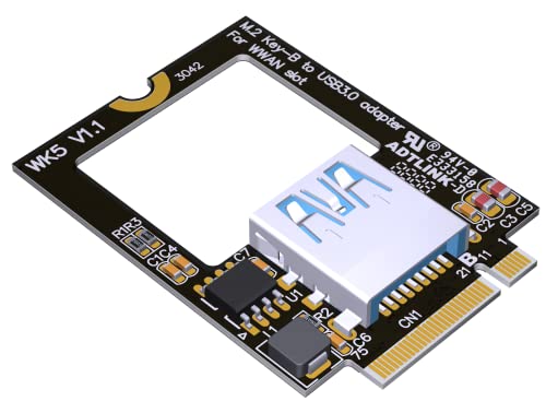 ADT-Link M.2 B-Key WWAN 4G Network Card Slot to USB3.0 Interface Adapter