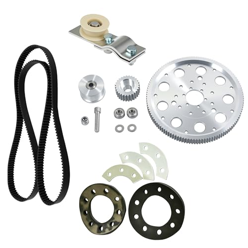 CUQFVAT 415 Chain to Belt Drive Conversion Kit for 2 Stroke 66cc 80cc Motorized Bike Bicycle Engine Kit
