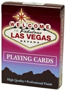 Las Vegas Style Welcome to Las Vegas Playing Card