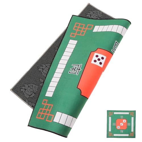 Tapete para mahjong de goma lavable que evita ruidos y arañazos en tus juegos en casa