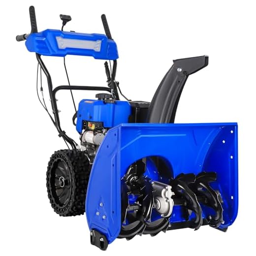BILT HARD 24 Inch Self-Propelled Snowblower Gas Powered, 209cc Gasoline Snow Blower with Electric Start and LED Headlight, Snow Removal Machine for Driveway