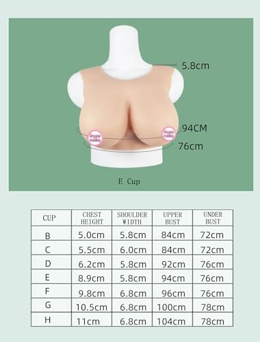 Seins en silicone réalistes pour soirées drag queen et cosplay