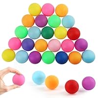 Deepton Tischtennisbälle Bunte, Mischfarben Tischtennis Bälle 40mm, Premium Tischtennisbälle, Training Ping Pong Bälle für VergnügungsparkLaunch Machine Glücklicher Abgehobener Betrag, 30 Stück
