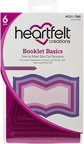 HEARTFELT CREATIONS Frame & Accents DIE Book, Booklet Basics .50" To 6.25"