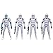 STAR WARS 3.75 Inch Action Figure 4-Pack | Phase I Clone Troopers