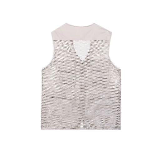 Chaleco de algodón con cuello en V para hombre con bolsillos prácticos 3