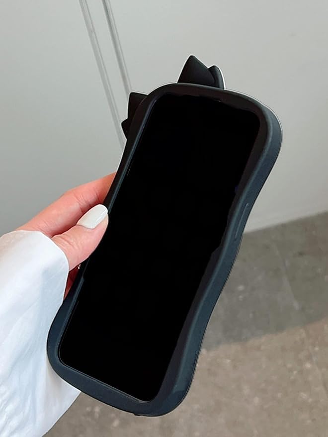 Image of Meyaar Orry Style Cute Case For Apple iPhone 14 / iPhone 13 / iPhone 15 Case, Soft Silicone Case Cover For Apple iPhone 13 / iPhone 14, iPhone 15 Case Cover (Pink-Heart, For I Phone 15)