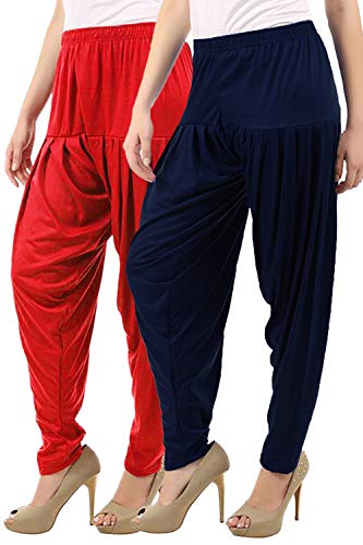 Image of Buy That Trendz Patiala Salwar for Women Relaxed Fit Viscose Patiyala Salwar Harem Bottom Pants