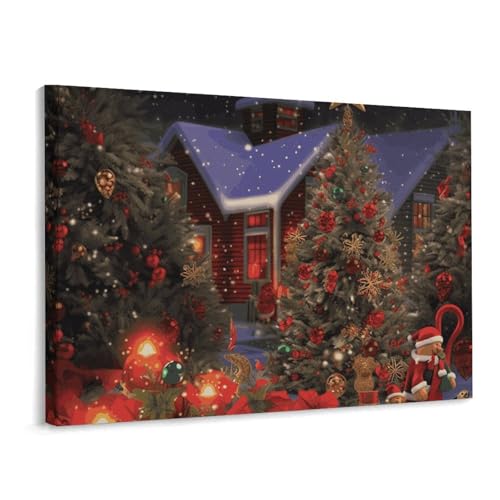 Décoration murale imprimée de Noël idée cadeau idéale œuvre art cadre salon