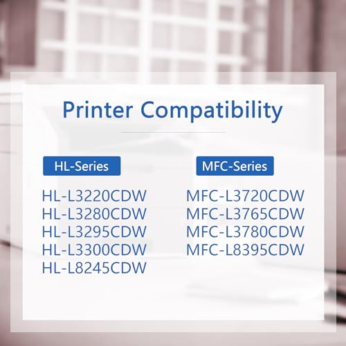 Image of DR229CL Drum Unit 4-Pack Replacement for Brother DR229 TN229 DR-229CL Drum Unit Works with MFC-L3780CDW MFC-L3720CDW HL-L3220CDW HL-L3280CDW Printer (Not Toner)