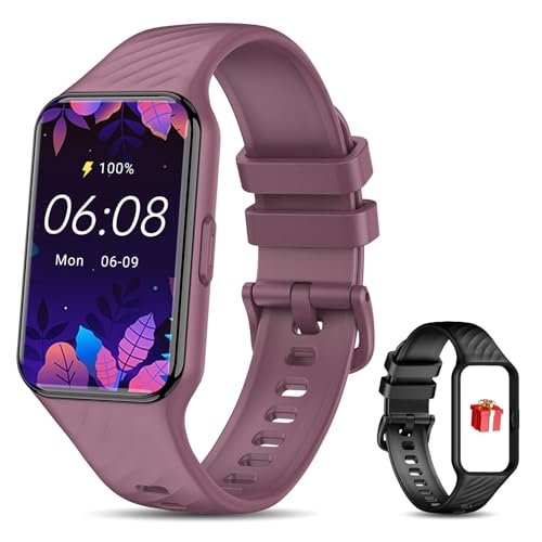 Smart Watch for Men Women,1.47 inches Fitness Watch with 24 Sports Modes,2Straps,Heart Rate,Sleep Monitor,SpO2,Step Counter,Activity Tracker,IPX8 Waterproof,Fast Charging,Smartwatch for Android iOS