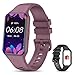 Smart Watch for Men Women,1.47 inches Fitness Watch with 24 Sports Modes,2Straps,Heart Rate,Sleep Monitor,SpO2,Step Counter,Activity Tracker,IPX8 Waterproof,Fast Charging,Smartwatch for Android iOS