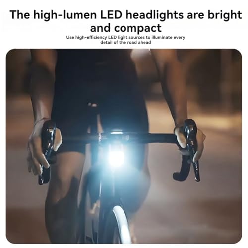 Lampe frontale vélo LED USB compacte et puissante pour le cyclisme nocturne