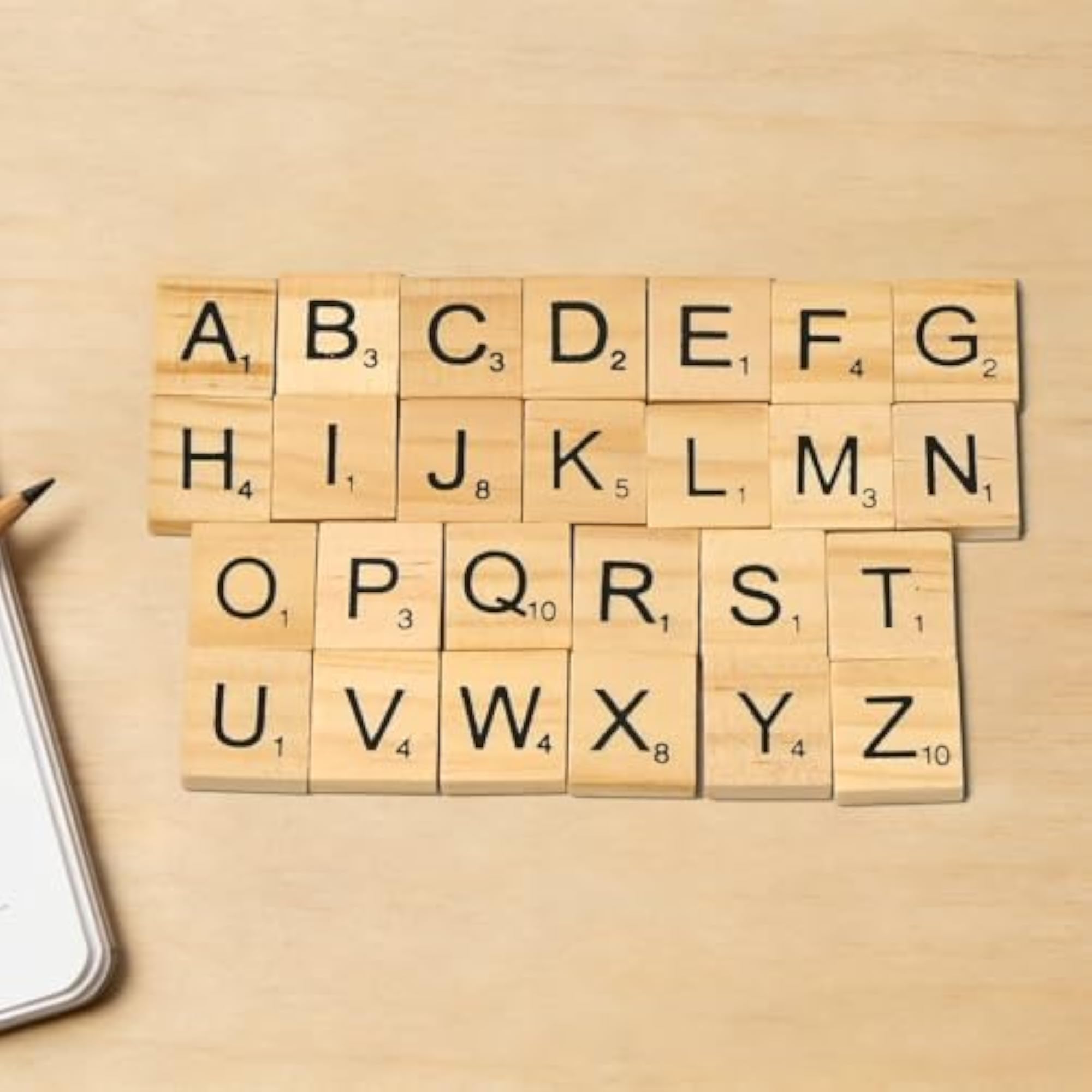 Alphabet Letter Tiles for DIY Wall Art, 1200 PCS