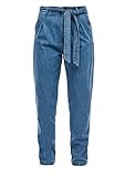 mit Gürtel s.Oliver Damen 7/8 Capri Hose, 53Z4 Blue Denim Stretch, 36