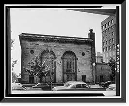 Historic Framed Print, Washington Loan & Trust Company, West End Branch, Seventeenth & G Streets Northwest, Washington, District of Columbia, DC - 4, 17-7/8" x 21-7/8"