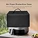 Air Fryer Dust Cover for Typhur Dome 2 Air Fryer & Pizza Toast Oven,Heavy Duty Heat Resistan Waterproof Covers Case for Indoor Smokeless Smart Grill & Air Fryer Basket 6 QT (Black)
