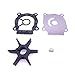 Boat Motor 5031744 778317 05031744 0778317 Water Pump Impeller Repair Kit Without Housing for Evinrude Johnson OMC 25HP 30HP 40HP 50HP Outboard Engine, fits Mallory Marine 9-45219