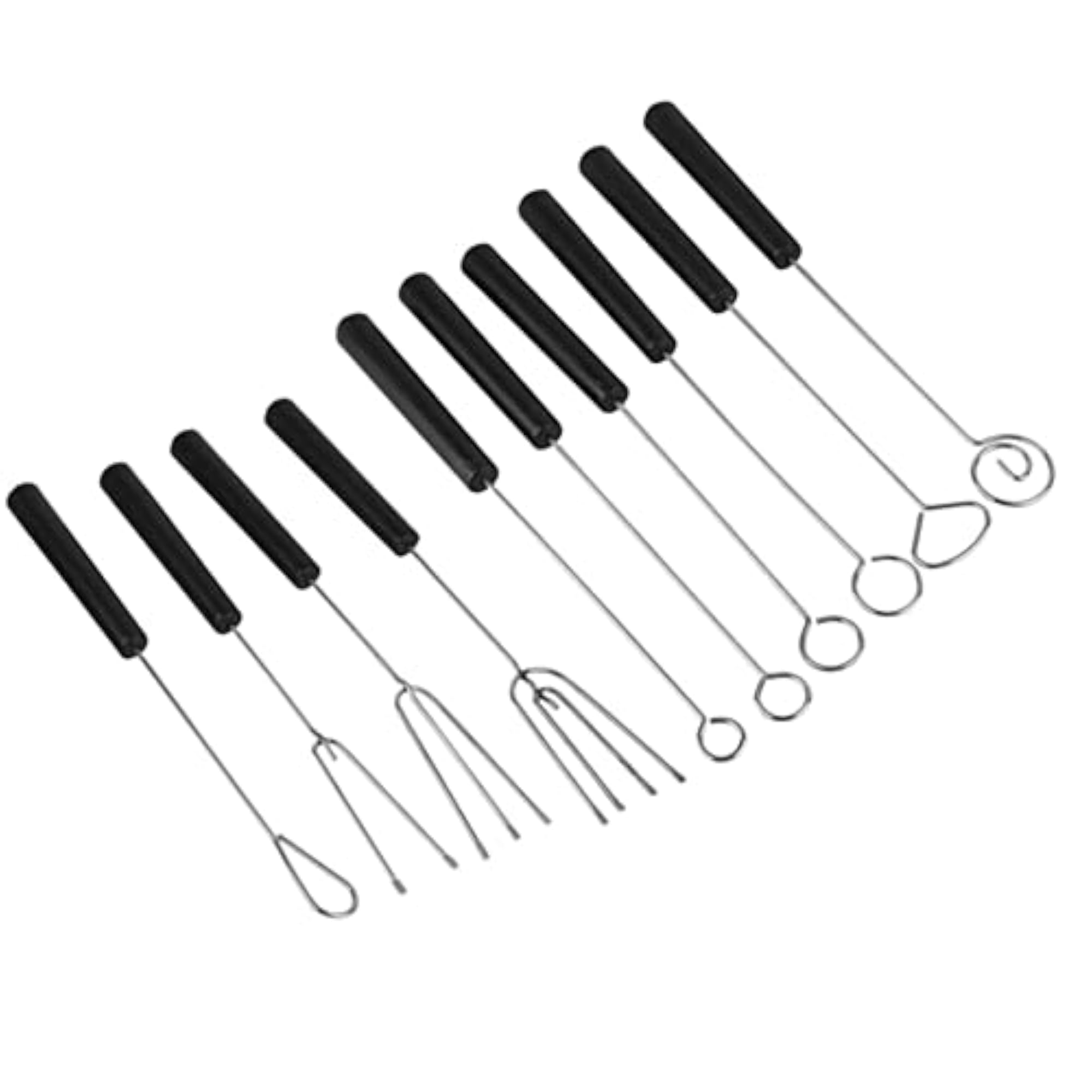 Stainless Steel Chocolate Dipping Fork Set, 10 Pack