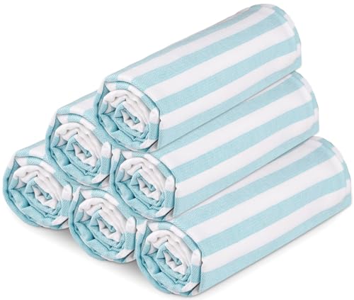 Urban Villa Set of 6 Turkish Beach Towel Oversized 36x72