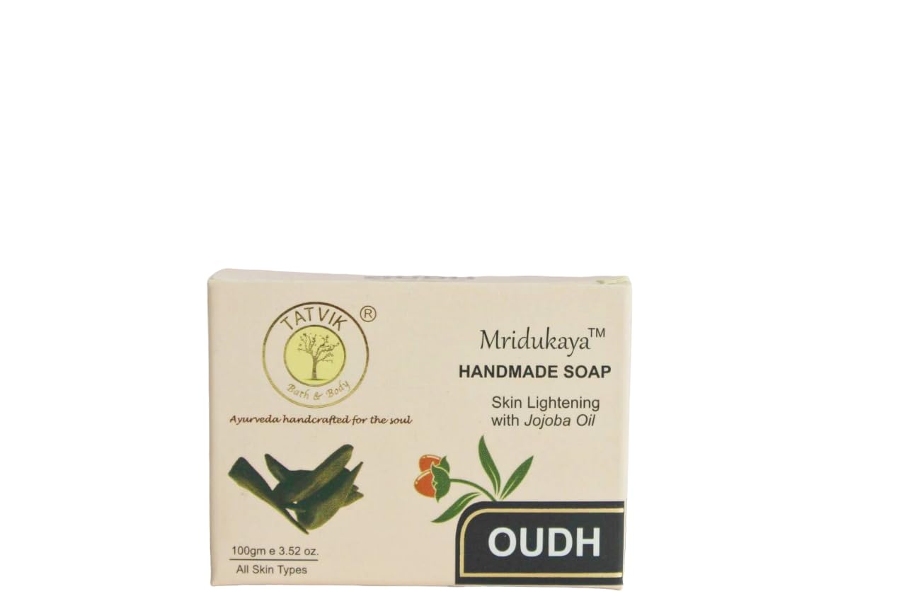 RICHESM HEALTHCARE Elevate Your Bathing Experience with Mridukaya Oudh Handmade Soap" (pack of 2)