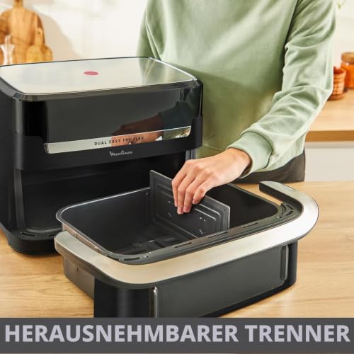 Moulinex Dual Easy Fry Flex Luftfritteuse 9 l mit FlexCook Separator – Ansicht 5