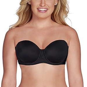 Vanity-Fair-Womens-Beauty-Back-Smoothing-Strapless-Bra-34B-44DD Vanity Fair womens Beauty Back Smoothing Strapless (34b - 44dd) Bra, Midnight Black, 36C US