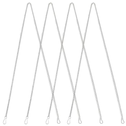 Beebeecraft 4 pz 39 Pollici Catene per Appendere Vetrate Colorate 201 Catene in Acciaio Inossidabile per Appendere Quadri con Gancio A Clip per Decorazione Piante da Esterno Giardino Interno