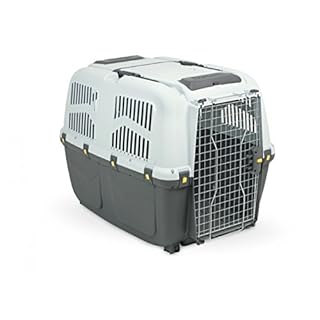MPS SNC TRASPORTINO per Cane Gatto SKUDO IATA da Viaggio Trasporto Auto OMOLOGATO 105x73x76(h) cm