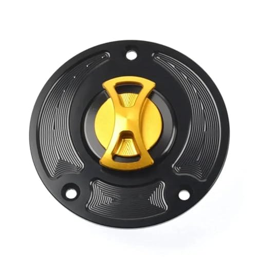 Bouchon de réservoir d'essence sans clé pour Suzuki SV650 et SV650S de 2003 à 2013 coloris or