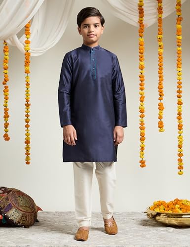 Image of Amazon Brand - Symbol Boy's Festive Rayon Kurta Pajama Set