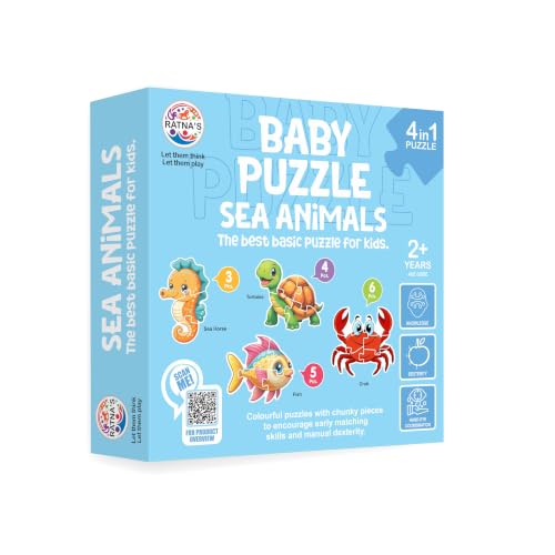 Image of Ratna's Educational Baby Puzzle Aqua