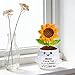 Imagen de MIFKLMV Girasol de Ganchillo Hechas a Mano