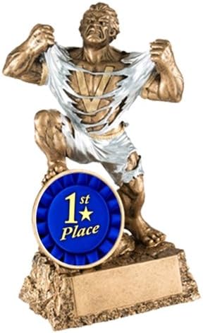 1st Place Monster Trophy with 3 Lines of Custom Text