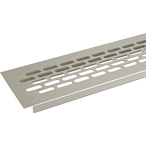 SOTECH 128188 Lüftungsgitter Edelstahloptik 484x60 mm